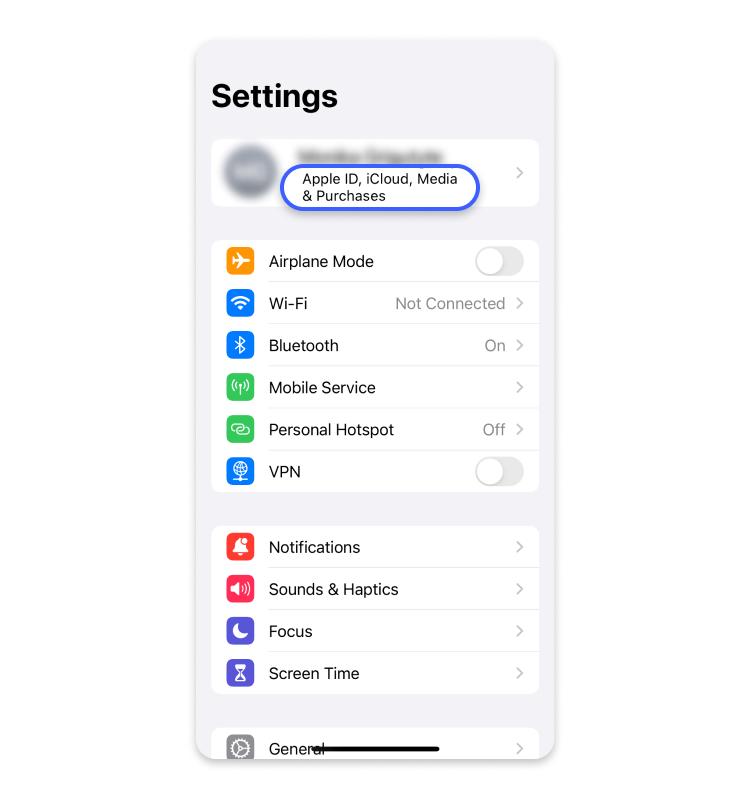 สกรีนช็อตขั้นที่ 2 ของการเปลี่ยนภูมิภาคใน iOS Settings