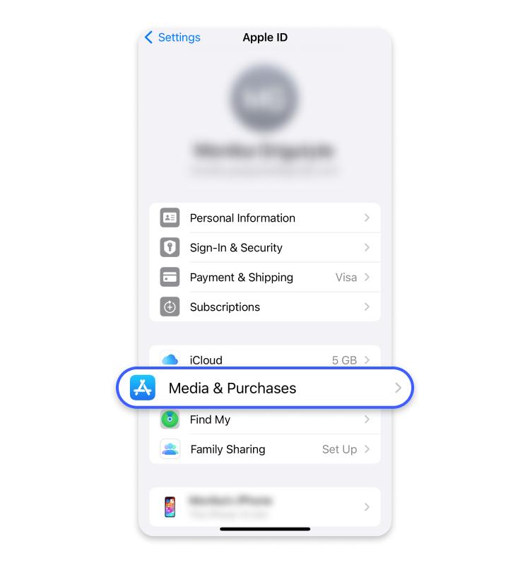 สกรีนช็อตขั้นที่ 3 ของการเปลี่ยนภูมิภาคใน iOS Settings